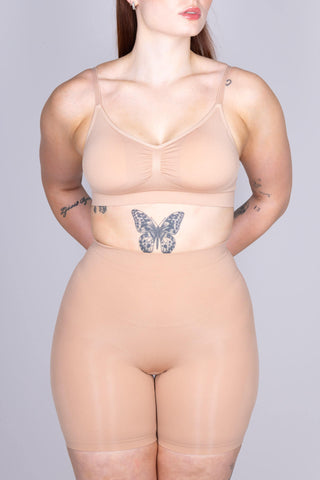 Ljósar aðhaldsbuxur